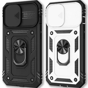 Funda de anillo para iPhone 13 Pro - Exterior Extremadamente Protectora Cubierta de cámara Case - Imagen 1 de 14