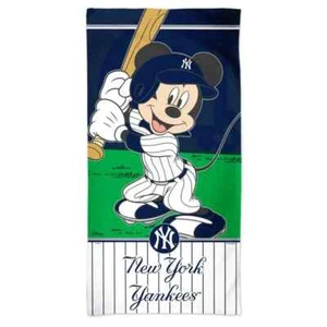 New York Yankees & Disney Mickey Mouse Collab Towel - 30"X60" - Free Ship - New - Picture 1 of 1