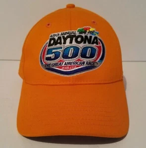 NASCAR 49th Annual Daytona 500 2007 Great American Race Hat Adjustable Orange - Picture 1 of 6
