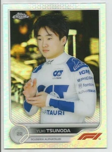 2022 Topps Chrome F1 Formula 1 YUKI TSUNODA Card # 62 Refractor - Bild 1 von 2