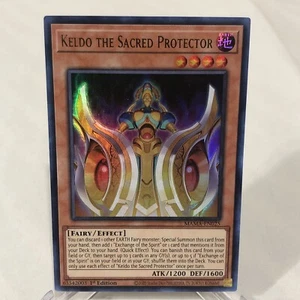Yugioh Keldo the Sacred Protector Ultra Rare 1st Edition Holo Foil MAMA-025 NM - Picture 1 of 6