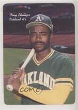 1986 Mother's Cookies Oakland Athletics Stadium Giveaway Tony Phillips #19