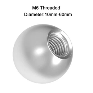 Bola de acero inoxidable de 10 mm 11 mm 12 mm 12,7 mm-60 mm con rodamientos roscados M6 extremo de varilla - Imagen 1 de 6
