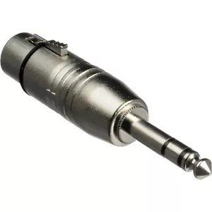 Hosa - GXP-143 - Male 1/4" Phone to Female 3-Pin XLR Adapter - Picture 1 of 2