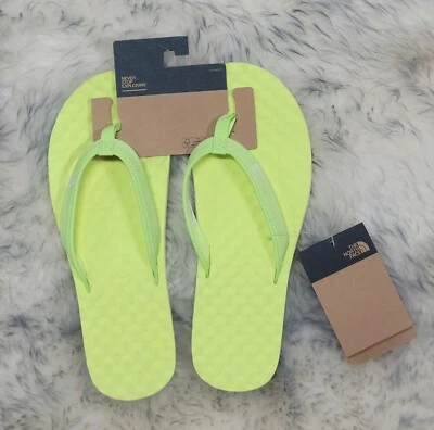 NUEVO CON ETIQUETAS SANDALIAS CHANCLAS MUJER THE NORTH FACE TALLA 11 VERDE AFILADO  Foto 1 de 4