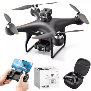 Drone S116 fotocame 4K professionale evitamento ostacoli motore brushless - Foto 1 di 8