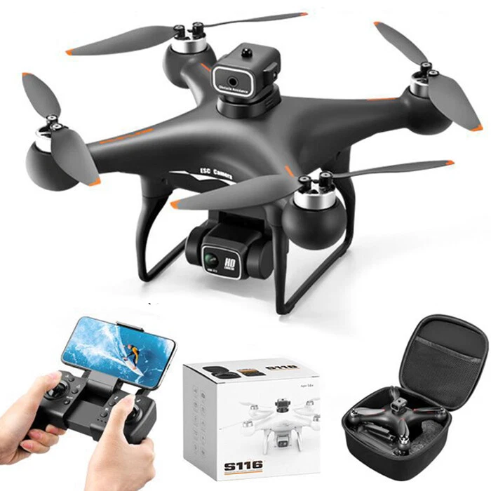 Drone S116 fotocame 4K professionale  evitamento ostacoli motore brushless - Immagine 1 di 4