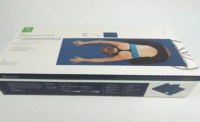 Gaiam 4mm Mat, Kit de Yoga para Principiantes, Correa y Ladrillo 6ft Nuevo Sellado Foto 1 de 4