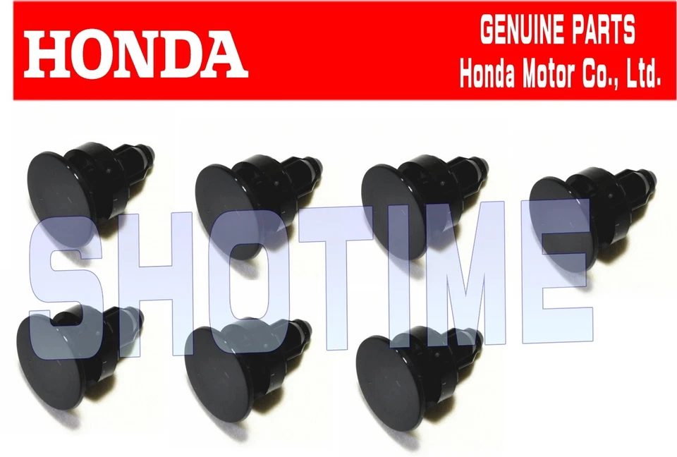 HONDA 92-95 Civic CX Si LX EX EG6 SiR Cowl Top Panel Cover Clip 7 pcs Set OEM - Image 1 of 1