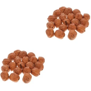 2 PEZZI Ornamenti Noce Simulati Frutta Artificiale Alimento da Esposizione - Foto 1 di 12