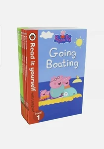 Peppa Pig Read It Yourself mit Marienkäfer 14 Bücher Kinder Sammlung Level 1 & 2 - Bild 1 von 5