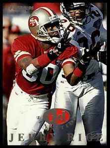 1995 Fleer #5 Jerry Rice San Francisco 49ers Baseball Card - Picture 1 of 2