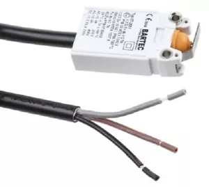 Bartec SNAP ACTION LIMIT SWITCH 7A NO/NC 3m Connecting Cable, Plunger - Picture 1 of 2