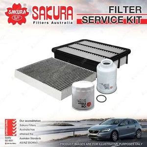 Sakura Oil Air Fuel Cabin Filter Kit for Mazda CX-8 KG 4Cyl 2.2L 06/2018-ON - Picture 1 of 2