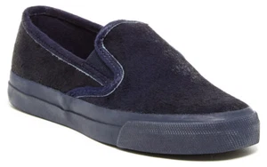 Sperry Top-Sider Womens CVO Calf Hair Slip On Sneaker Shoes Flats Blue Size 9.5 - Picture 1 of 3