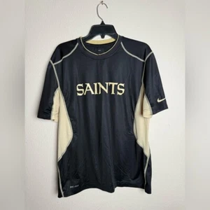 Nike Dri Fit Hombres Talla Mediana NFL New Orleans Saints Camiseta Manga Corta - Imagen 1 de 7