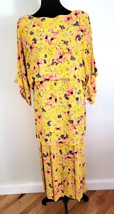 Nicole Miller Limited Edition 1980's Tiered Dress Multicolored Size 6 EUC - Picture 1 of 10