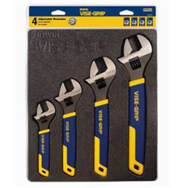 IRWIN VISE-GRIP 2078706 Adjustable Wrench Tray Set- 4 Pc - Image 1 of 1