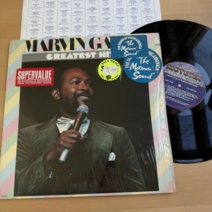 Marvin Gaye’s Greatest Hits LP Vinyl 1976 original shrink complete W/Sleeve! - Imagen 1 de 8