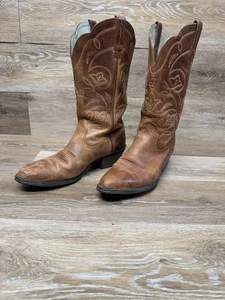 Botas vaqueras Ariat Heritage de cuero marrón para mujer talla 9,5 - Imagen 1 de 8