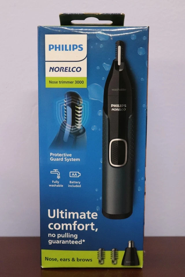NEW SEALED Norelco Philips No Pull Washable Nose Ears & Brows Trimmer 3000 - Image 1 of 1