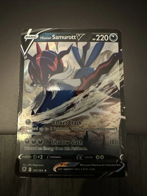 Hisuian Samurott V 101/189 Swsh10: Astral Radiance Holo - Image 1 of 2