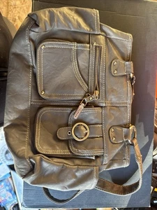 Bolso Hobo Convertible Rosetti Costuras Remachables Azul Claro, Azul Polvo - Imagen 1 de 2