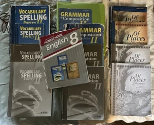 Abeka 8th Grade English Full Curriculum Good Condition Includes Student Sheets - Picture 1 of 16