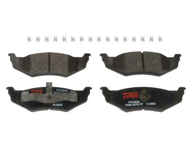 后刹车片套装适用于 1994 - 1996 年克莱斯勒纽约客 1995 NF369JD — 第 1/1 张图片