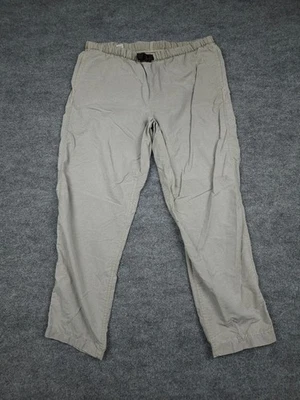 复古 Grammici 皮带远足裤女式大号米色弹性轻便尼龙 — 第 1/4 张图片