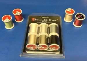 Superior Threads #100 Japanese Kimono Silk Thread Appliqué & Fine Quilting (10) - Picture 1 of 10