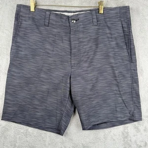 Callaway Shorts Mens 36 Black Gray Heather Stretch Performance Logo Pockets - Picture 1 of 8