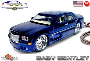 🎁🚦🆕 ULTRA RARE KEY CHAIN BLUE CHRYSLER 300C V8 (BABY BENTLEY)💕GREAT GIFT💕🎁 - Picture 1 of 21