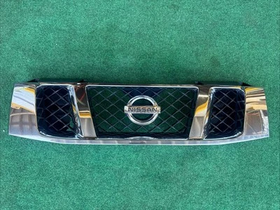 🛑 2008-2015 Nissan Titan Front Grille Grill Chrome & Black Honeycomb Style OEM - Image 1 of 4