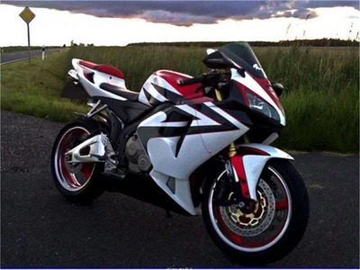 New Red White Fairing kit Fit for HONDA 2005 2006 CBR600RR Injection Mold a05 - Image 1 of 4