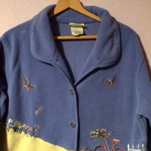 Vintage Northern Reflection Garden Pullover / AOP / 90er Gr. L - Bild 1 von 8