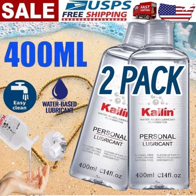 Lubricante sexual a base de agua premium personal 28 oz sensación natural de larga duración Foto 1 de 4