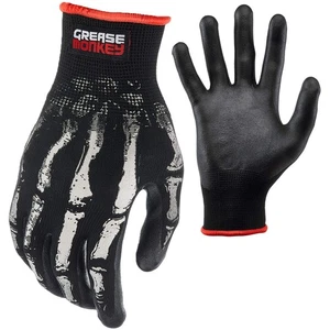 Bone Series Foam Nitrile Mechanic Gloves with Grip, Work Gloves and All Purpo... - Picture 1 of 6