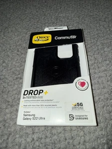 OtterBox Commuter Series Hülle für Samsung Galaxy S22 Ultra - Schwarz - Bild 1 von 2