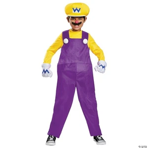 Wario Deluxe Super Mario Bros. Nintendo Costume, Medium/7-8 - Picture 1 of 1