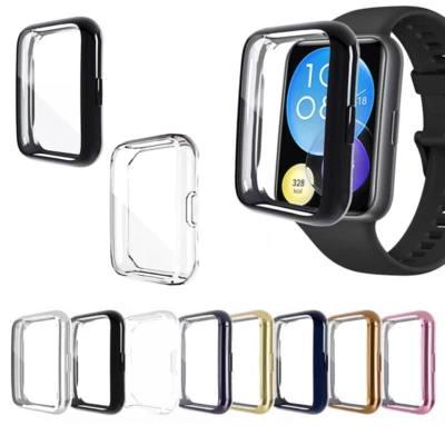 Schutzhülle für Huawei Watch Fit 2 Full Cover Case Screen Protector TPU