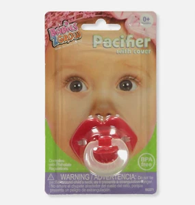 Babys 2 Grow Schnuller mit Bezug - rot, Einheitsgröße - Bild 1 von 3
