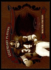2006 Donruss Classics Legendary Players Bronze Walter Payton 0028/1000 Chicago