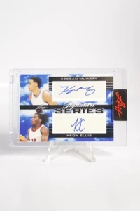 2023 LEAF SIGNATURE SERIES KEEGAN MURRAY KEON ELLIS 1/1 DUAL ROOKIE AUTO CLOUDS - Picture 1 of 2