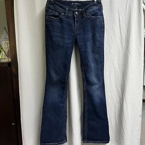 Silver Jeans Suki Surplus Damen Größe 27x32 Bootcut Denim - Bild 1 von 14