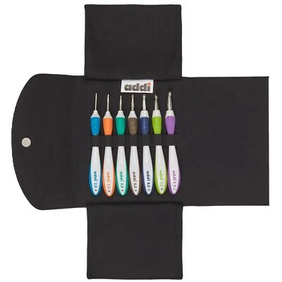 addiSwings Häkelnadel Set ergonomischer Griff Größen 2 - 8 mm addi Swings - Bild 1 von 3