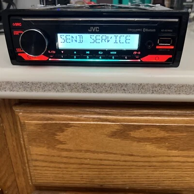 JVC KD-X37MBS Car Marine Digital Media Receiver Bluetooth USB SiriusXM - Image 1 of 4