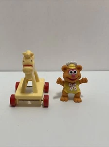 Juguete vintage para bebés McDonald’s Fozzie Bear and Rolling Horse Muppet 1986 - Imagen 1 de 5