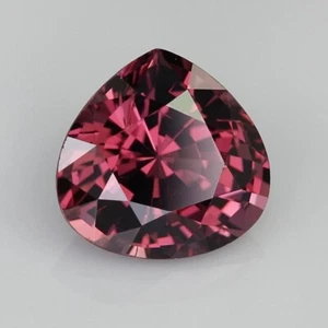 2.76 carats purplish pink natural srilankan spinel pear cut 23083089 - Bild 1 von 5