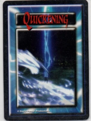 1st Edition Highlander TCG CCG Quickening Card  Yung Dol Kim (Attacks as Blocks) - Image 1 of 2